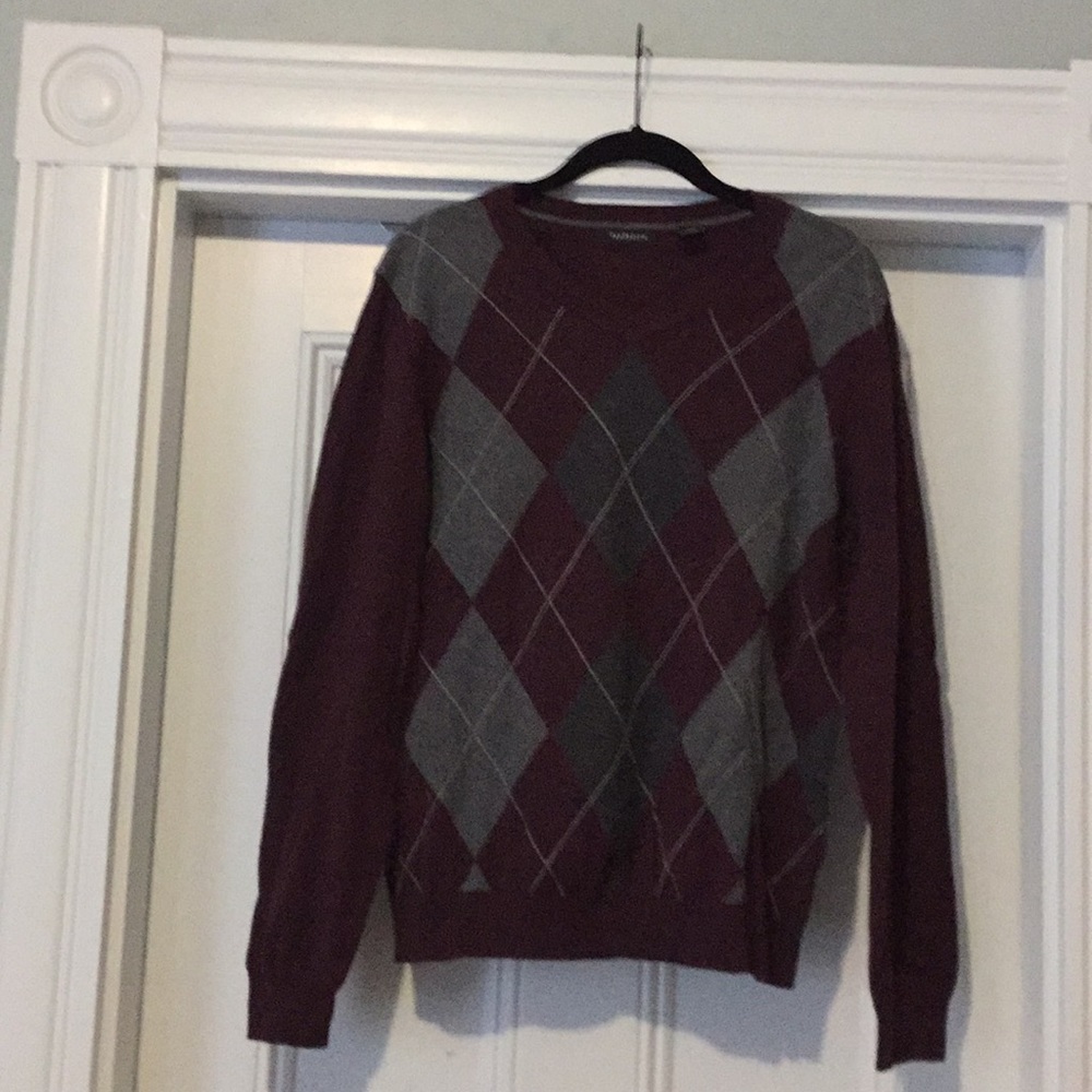 VanHeusen Argyle sweater